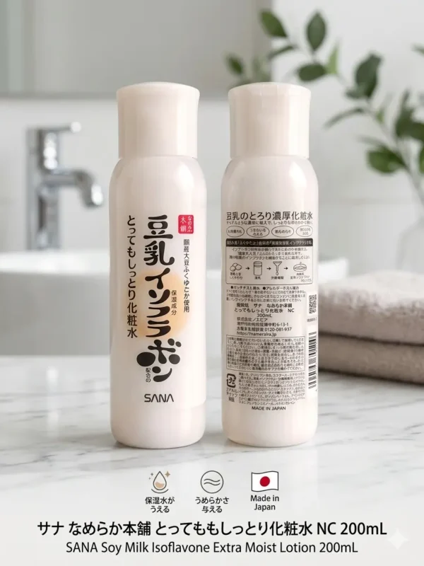 🌿 SANA Soy Milk Isoflavone Extra Moist Lotion