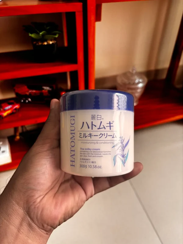 Hatomugi Milky Cream – Deep Moisturizing Japanese Skin Care Cream (300g)