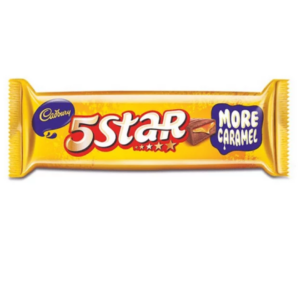 Cadbury 5 Star Chocolate 22g (2) Cadbury Five Star Oreo 40g