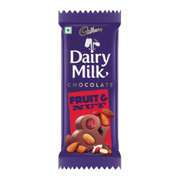 Cadbury Dairy Milk Fruit and Nut Chocolate Bar 75gm Cadbury Dairy Milk Fruit & Nut Chocolate 75gm