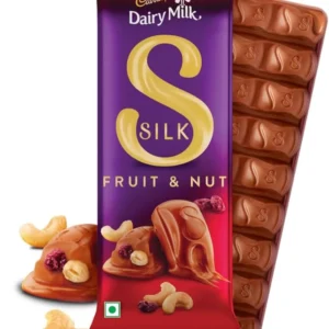 Fruit Nat inside Cadbury Dairy Milk Silk Fruit & Nut Chocolate Bar 51gm