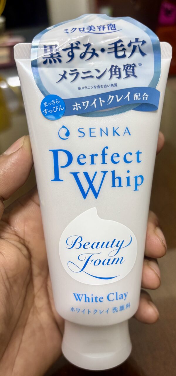 IMG_7697 SENKA Perfect Whip White Clay Face Wash 120g