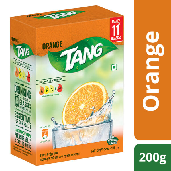 Tang Orange Flavored Instant Drink Powder 200gm