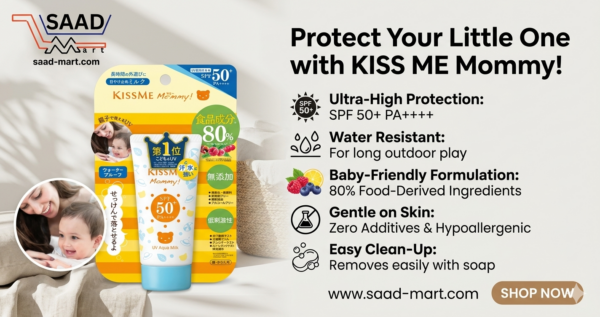 KISS ME Mommy UV Aqua Milk SPF50+ PA++++ 50 gm
