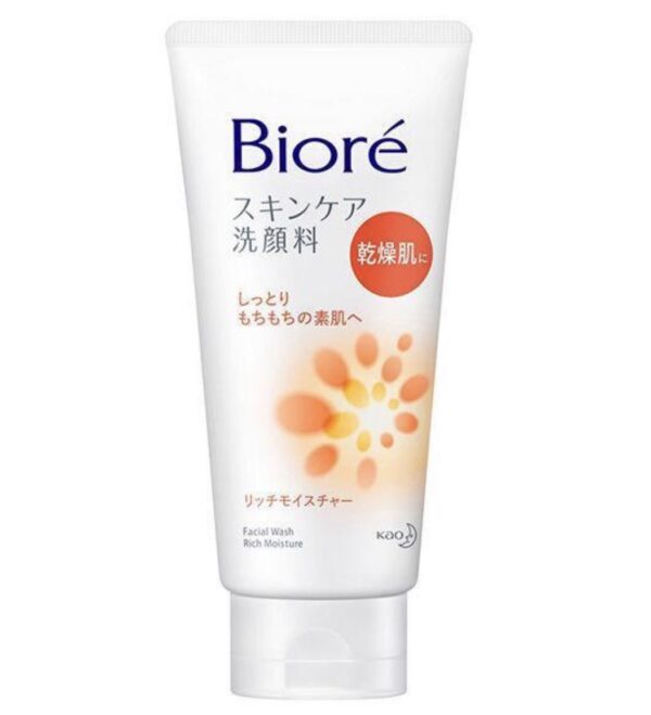 Biore Rich Moisture Face Wash – Gentle Cleansing & Deep Hydration