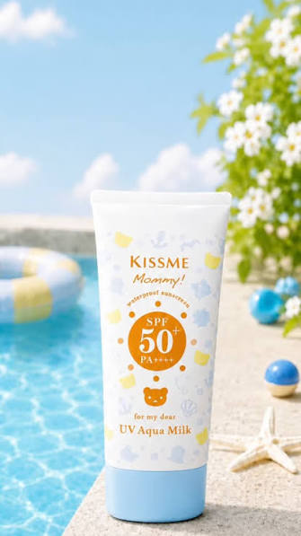 KISS ME Mommy UV Aqua Milk SPF50+ PA++++ 50 gm