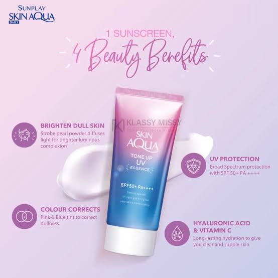 images (9) ROHTO SKIN AQUA TONE UP UV ESSENCE SPF50+ PA++++
